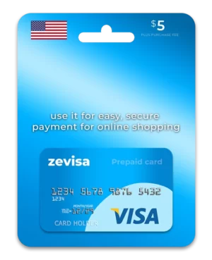 visa prepaid card $5
